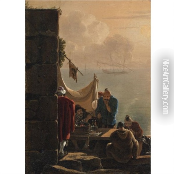 Anatolian Pirates Oil Painting - Jan Asselijn