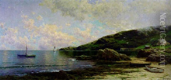 Coastal View, Maine Oil Painting - Alfred Thompson Bricher