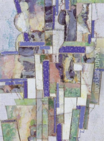Collage Oil Painting - Kazimir Malevich