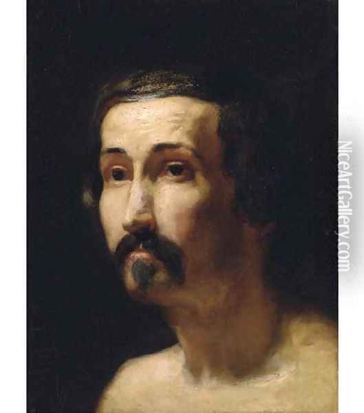 Portrait of a gentleman, bust-length 2 Oil Painting - Sir Lawrence Alma-Tadema