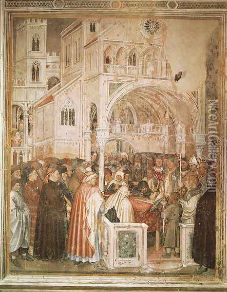 Death of St Lucy Oil Painting - Altichiero da Zevio