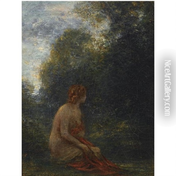 The Resting Nymph Oil Painting - Henri Fantin-Latour
