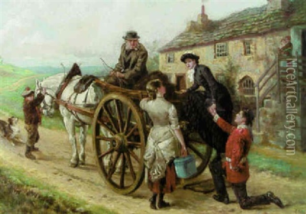 The Gallant Soldier Oil Painting - Ralph Hedley