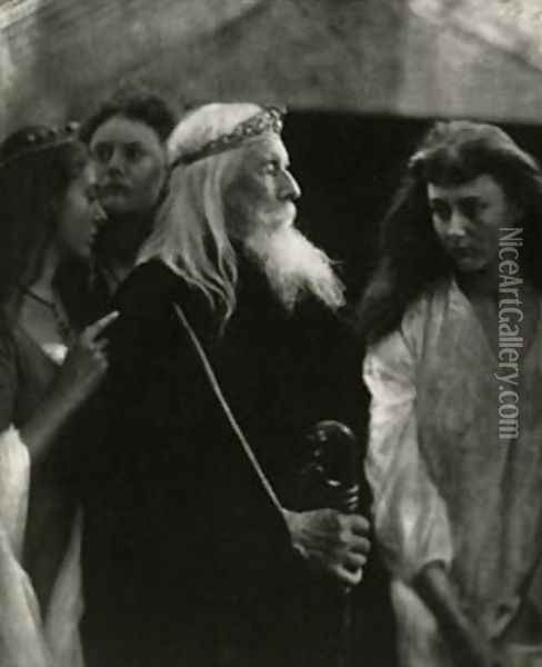 King Lear and His Daughters Oil Painting - Julia Margaret Cameron