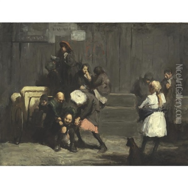 Kids Oil Painting - George Bellows
