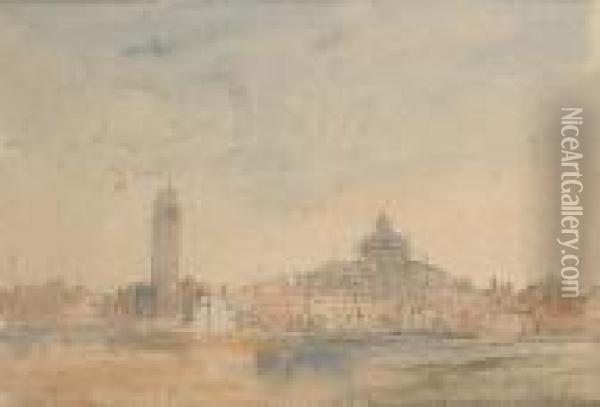 Pisa Oil Painting - Hercules Brabazon Brabazon