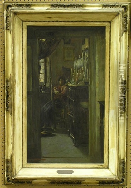 Resting Oil Painting - John (Giovanni) Califano
