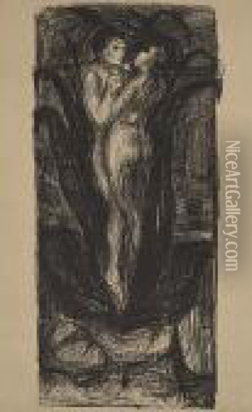 Die Blume Der Liebe Oil Painting - Edvard Munch