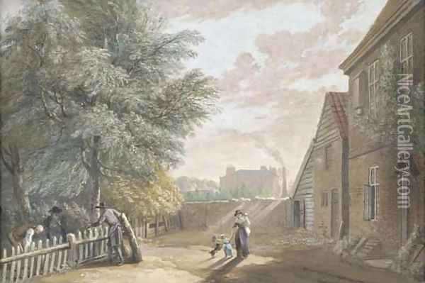 Back of the Public House near Bayswater Oil Painting - Paul Sandby