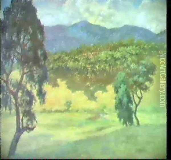 The Gidgewa Creek Oil Painting - Rupert Bunny