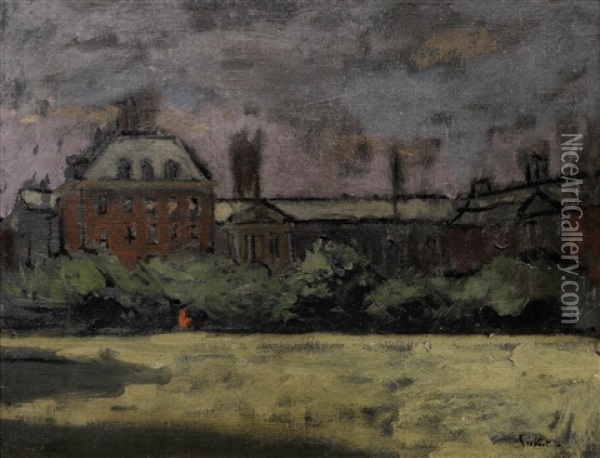 The Royal Hospital, Chelsea Oil Painting - Walter Sickert