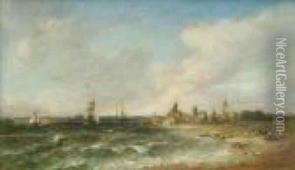 Portsmouth Oil Painting - Alfred Vickers