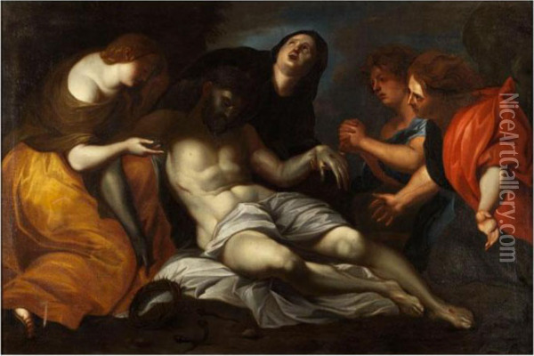 Beweinung Christi Oil Painting - Sir Anthony Van Dyck
