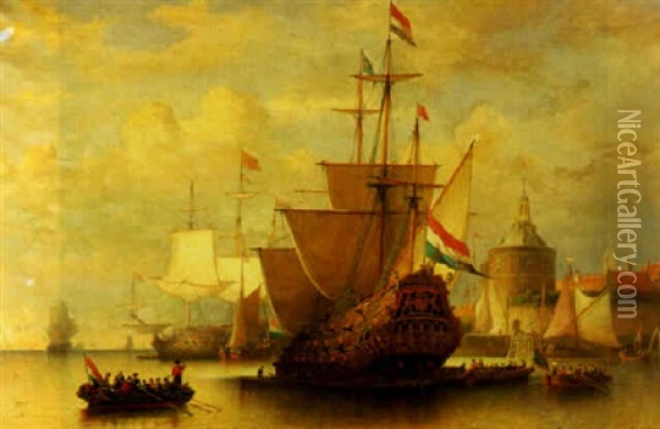 Captain De Ruyter And His Ship 