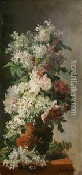 Bouquet Defleurs Oil Painting - Ferdinand Bonheur