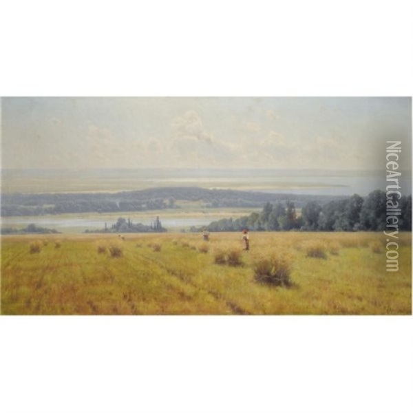Summer Landscape Oil Painting - Konstantin Yakovlevich Kryzhitsky