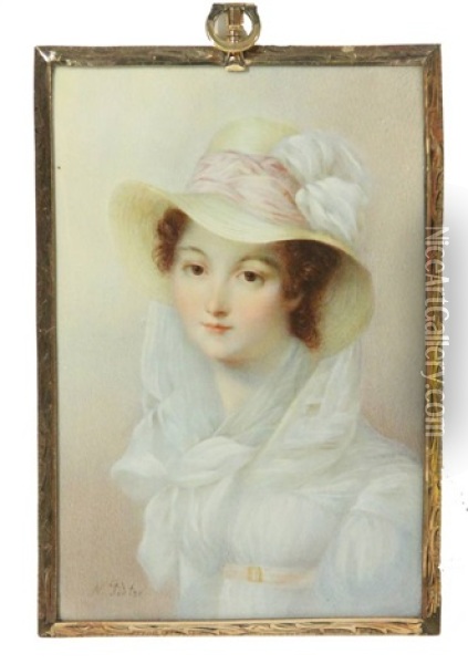 Duchesse De Talleyrand Perigord Oil Painting - Nanine Vallain