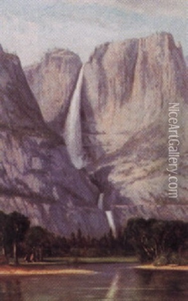 Yosemite Valley Oil Painting - Frank Henry Shapleigh