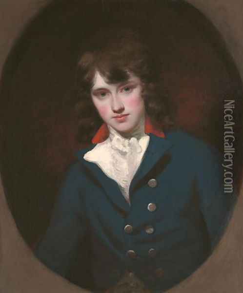 Portrait of William Locke aged seventeen Oil Painting - John Hoppner