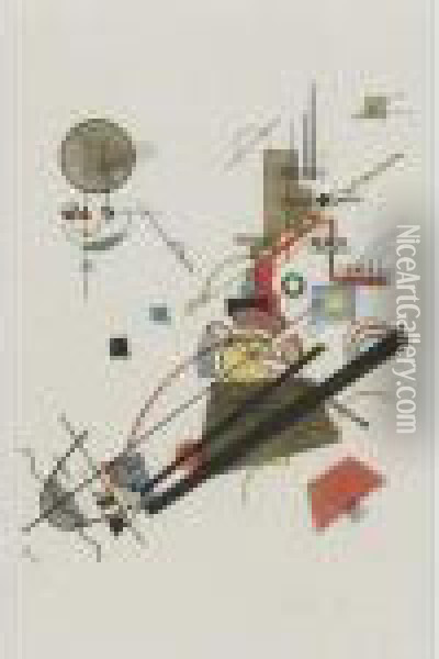 Frohlicher Augsteig Oil Painting - Wassily Kandinsky