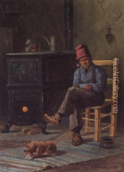 Old Pals Oil Painting - William Raphael