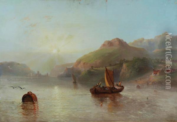 Pejzaz Morski Oil Painting - Richard B. David