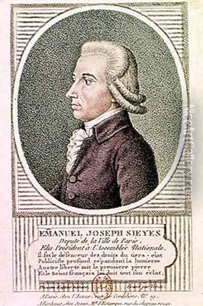 Emmanuel Joseph Sieyes 1748-1836 Oil Painting - Jean Baptiste Verite