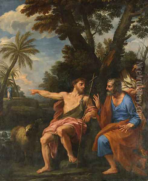 Ecce Agnus Dei Oil Painting - Placido Costanzi