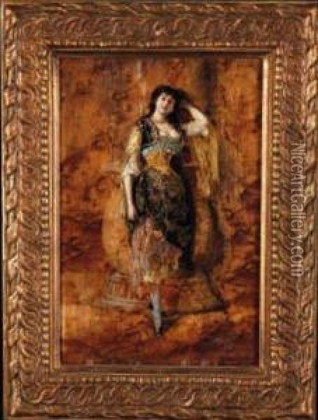 Mademoiselle Devera Oil Painting - Paul Merwart