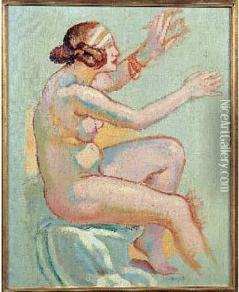 Nu Pour Nausicaa Oil Painting - Maurice Denis