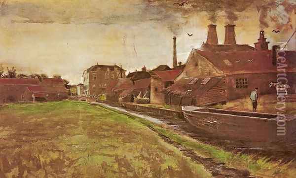 Factory of M. Enhoven Oil Painting - Vincent Van Gogh