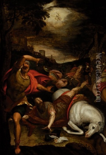 The Conversion Of Saint Paul Oil Painting - Frans Pourbus the Elder