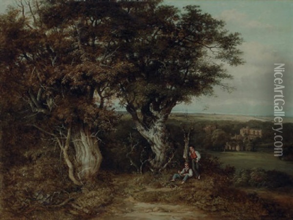 Furness Abbey, Lancashire Oil Painting - Jane Nasmyth