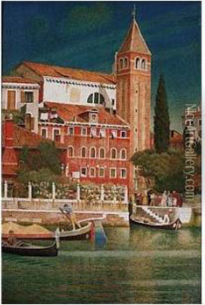 The Tower Of San Vitale Oil Painting - Joseph Edward Southall