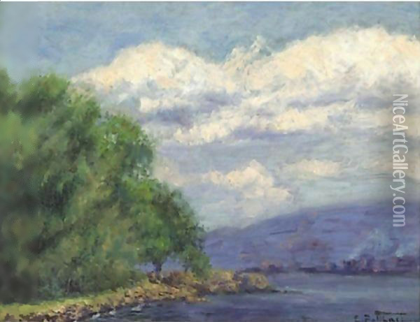 Hudson Valley Landscape Oil Painting - Edward Henry Potthast