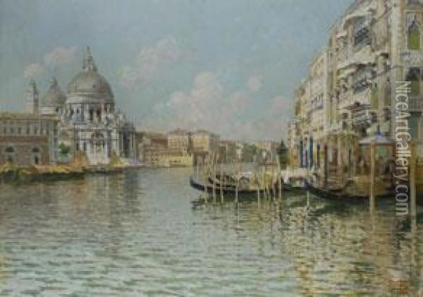 Ansicht Von Venedig Oil Painting - Raffaele Tafuri