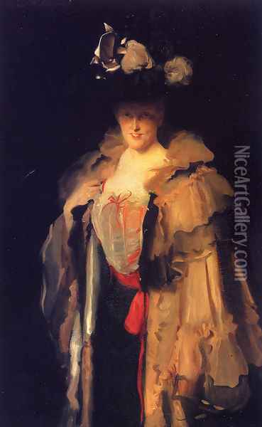 Mrs. Charles Hunter (Mary Smyth) Oil Painting - John Singer Sargent