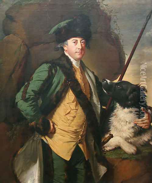 Portrait of John Whetham of Kirklington Oil Painting - Joseph Wright