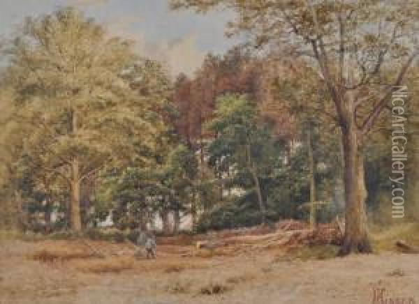 Barnswood Nearbexley Oil Painting - Fred Hines