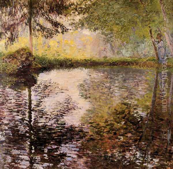 Pond at Montgeron Oil Painting - Claude Oscar Monet