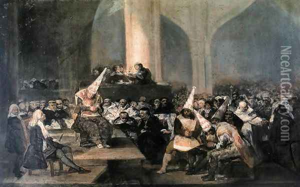 The Inquisition Tribunal Oil Painting - Francisco De Goya y Lucientes