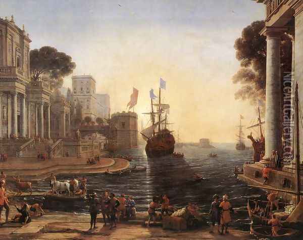 Ulysses Returns Chryseis to her Father 1648 Oil Painting - Claude Lorrain (Gellee)
