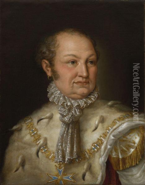 Konig Maximilian I Oil Painting - Moritz Kellerhoven