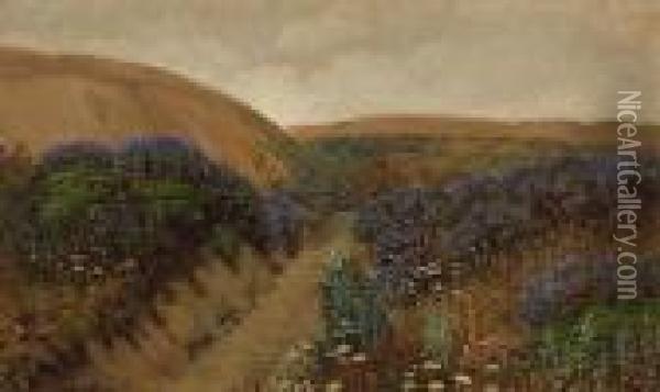 Over The Dunes To The Sea Oil Painting - Theodore Wores