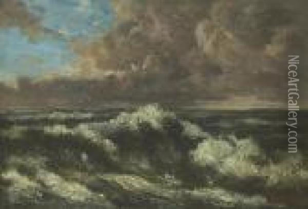Paysage De Mer Oil Painting - Gustave Courbet