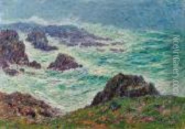 Meereslandschaft Oil Painting - Henri Moret
