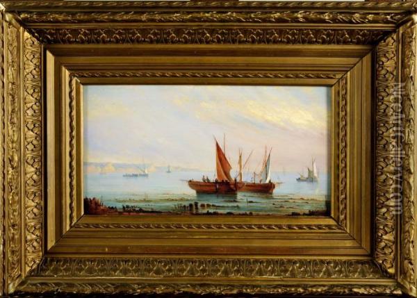 Marine Orientaliste Oil Painting - Theodore Gudin