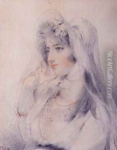 Portrait of Mrs Angerstein Oil Painting - Sir Thomas Lawrence