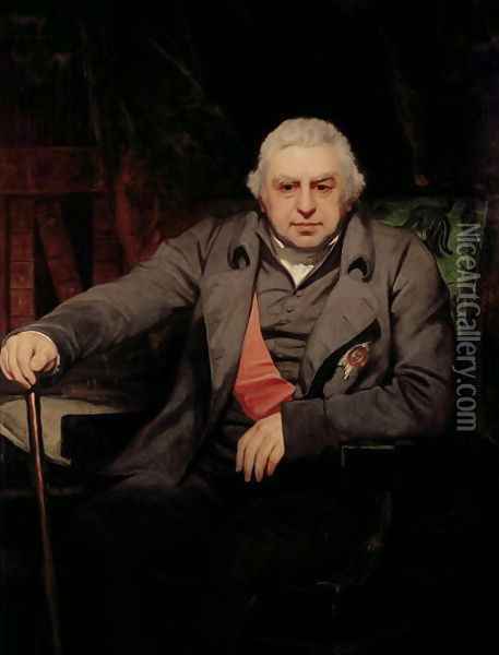 Portrait of Sir Joseph Banks,1743-1820 1810 Oil Painting - Thomas Phillips
