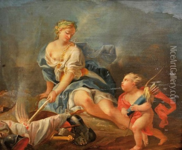 Allegorie De La Paix Oil Painting - Nicolas Guy Brenet